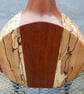 MAHOGANY AND SPALTED BEECH TABLE LAMP - Image 3