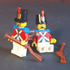 Lego Cufflinks Redcoat Soldiers Battling with Pirates of the Seas Toy Soldier Cuff Links