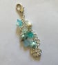 Angel Snowflake Keyring Bag Charm - Image 2