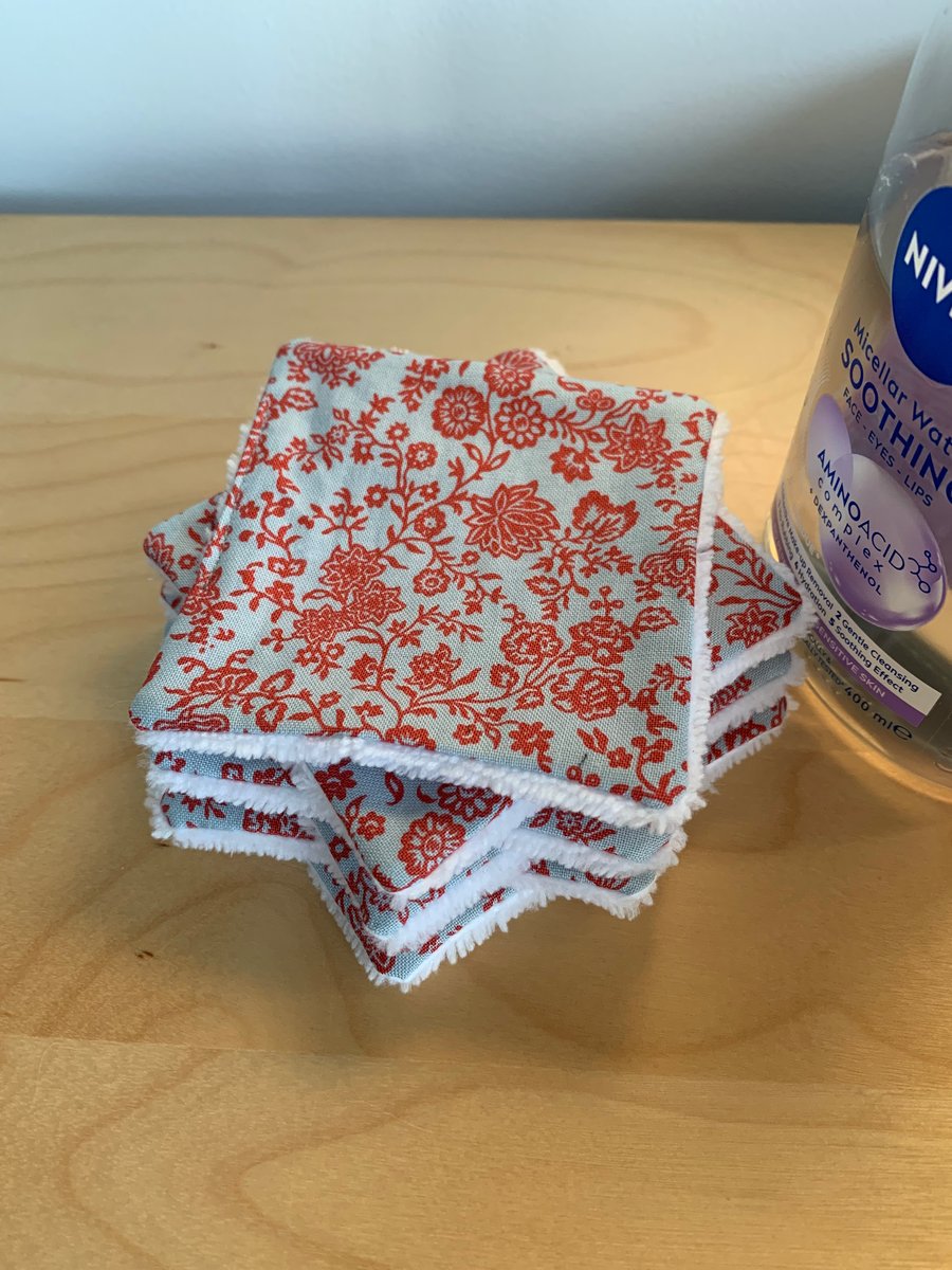 Liberty Hampton Vines Fabric Reusable Makeup Remover Wipes