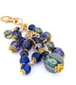 Beaded Handbag Charm: Dusky Blues and Greens