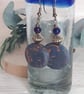 Multi coloured jewellery - disc shaped dangly earrings - Image 1