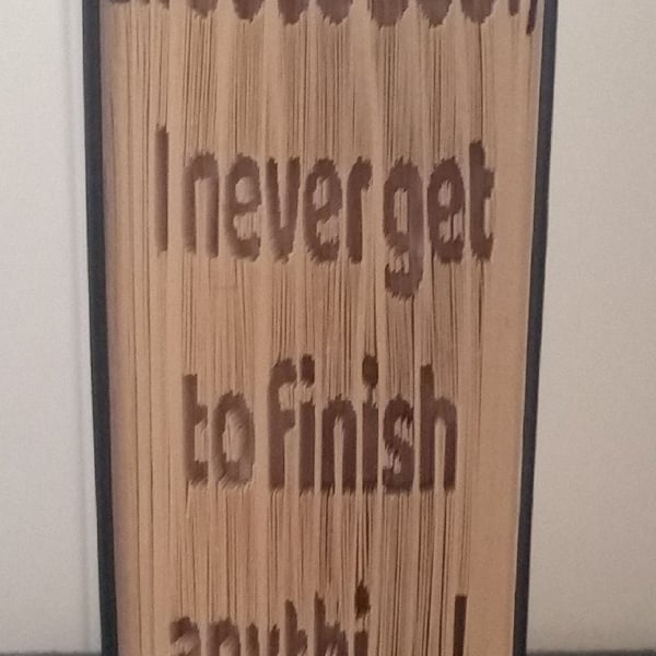 Life's so busy...CUT & FOLD Book Folding Pattern - EMAILED PDF PATTERN