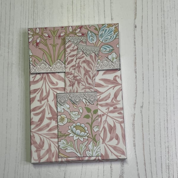 Stationery -Notebooks Set- William Morris print -by Carolee Crafts - PB13 - 0002