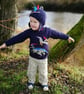 Dinosaur Child's Sweater and Hat - Jurassic - Digital Knitting Pattern - Image 7