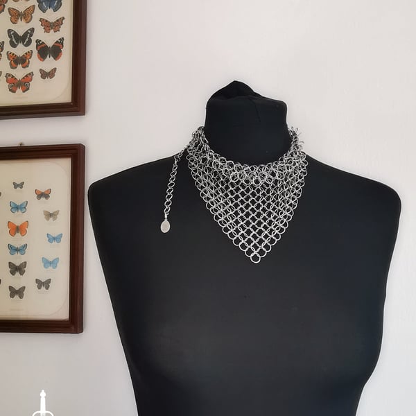 Made to Order:The Bermuda Bandana Chainmail Necklace 
