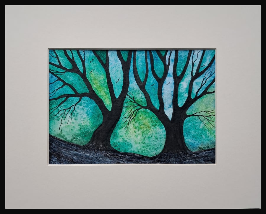 Woodland Calm, an original painting