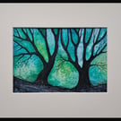 Woodland Calm, an original painting