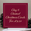 Christmas Card Mixed Pack - Any 6 - Hand Designed and Finished By CottageRts