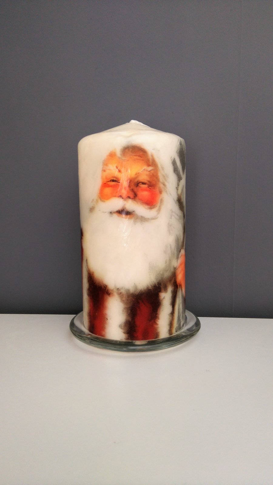 father christmas candle