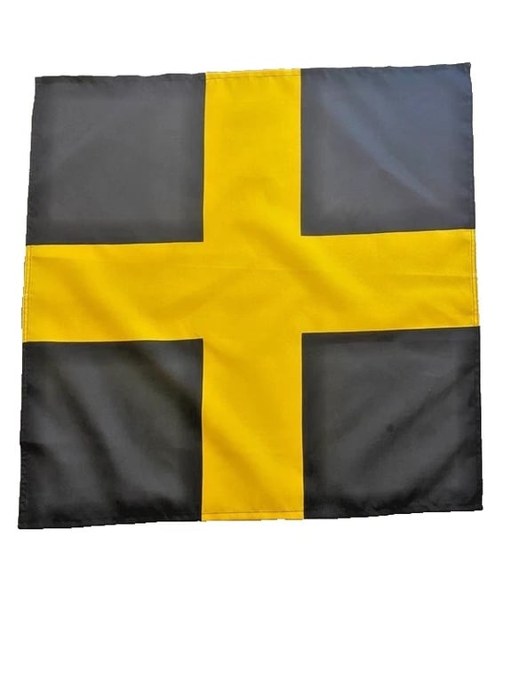 23" x 23" 59 x 59 cm St David's Wales Welsh Flag Bandana Head Scarf Neck Tie