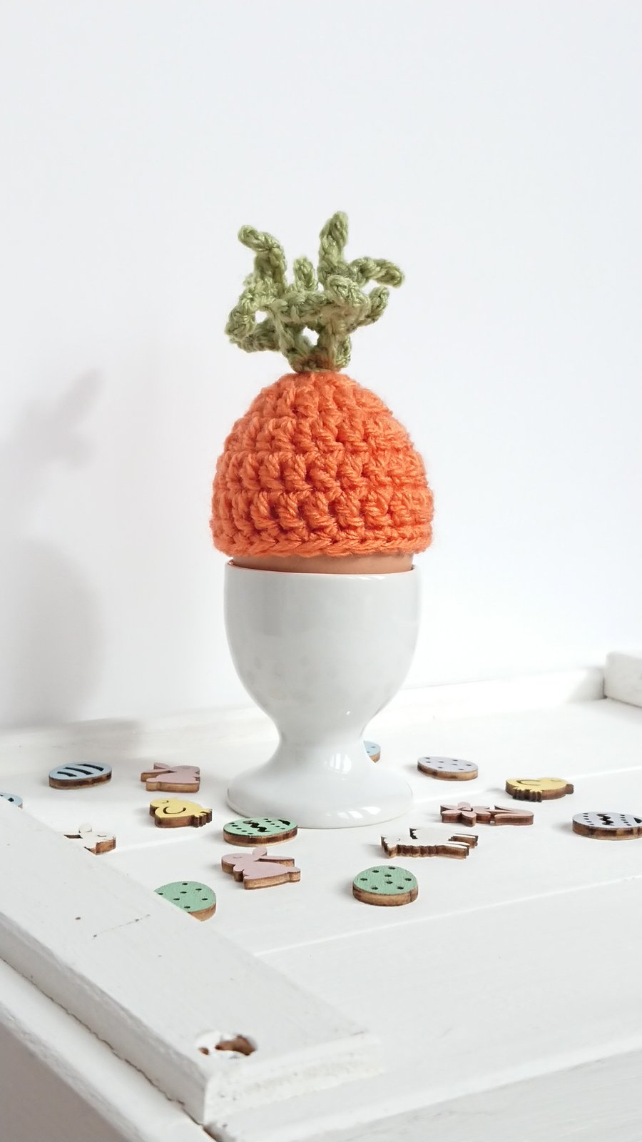 Carrot Top Crochet Egg Cosy - Easter Egg Cosy