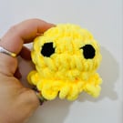 Crochet yellow octopus, octopi