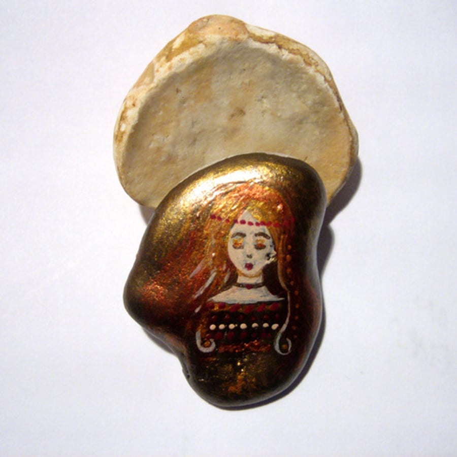 RESERVED Goddess stone