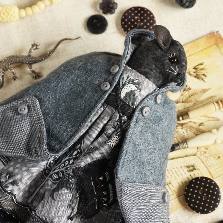 Hawthorn, A Midnight Mouse in a Winter Cape