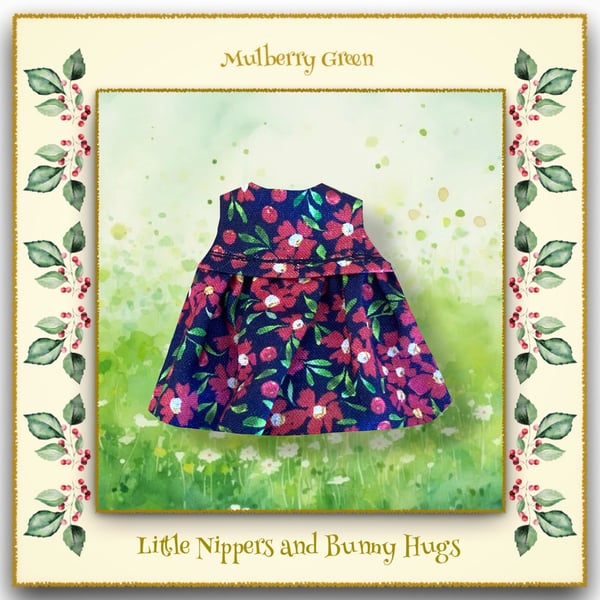 Little Nippers and Bunny Higs Navy Floral Dress