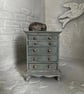 1:12 scale dolls house chest of drawers with tiny paper mache hedgehog - Image 5
