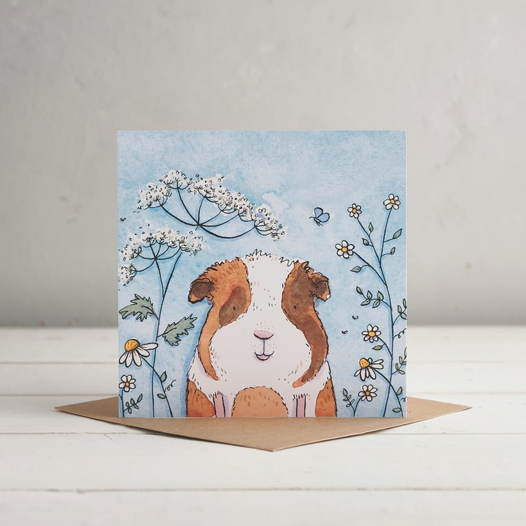 Guinea Pig Greetings card