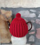 Medium Tea Cosy for 6 Cup, 1.1 lt Tea Pot, Hand Knitted, Brown Betty Compatible