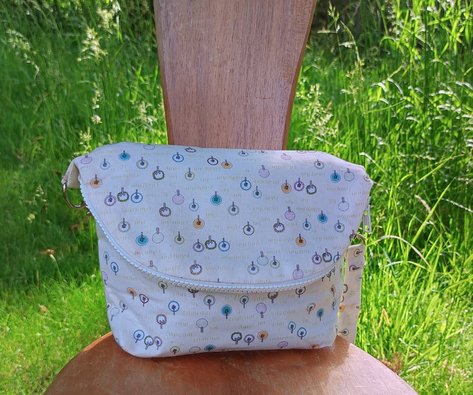 Flap bag small  design: trees in the sun UK delivery free