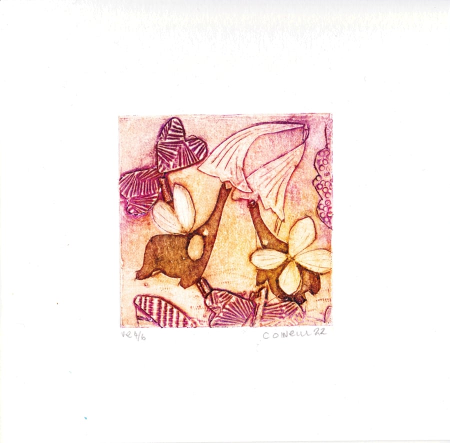 Mini Fantasy Garden 4.6  -  Original Print