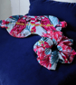 Sleep mask with a matching scrunchie
