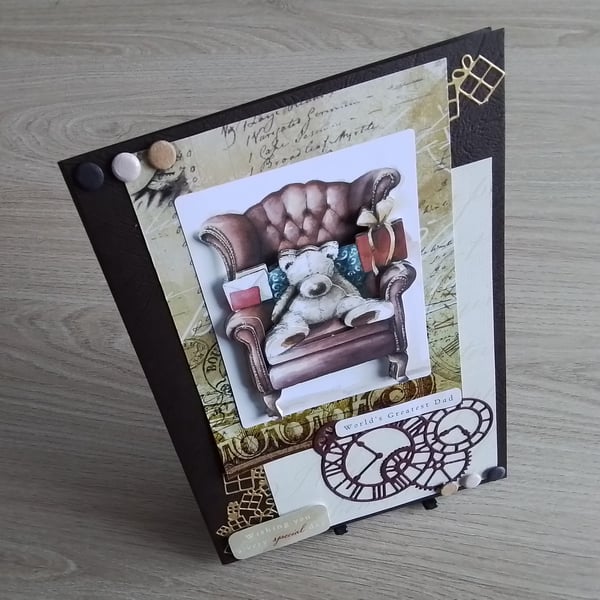 World's Greatest Dad, Dad Birthday Card, Father's Day Card, Special Dad