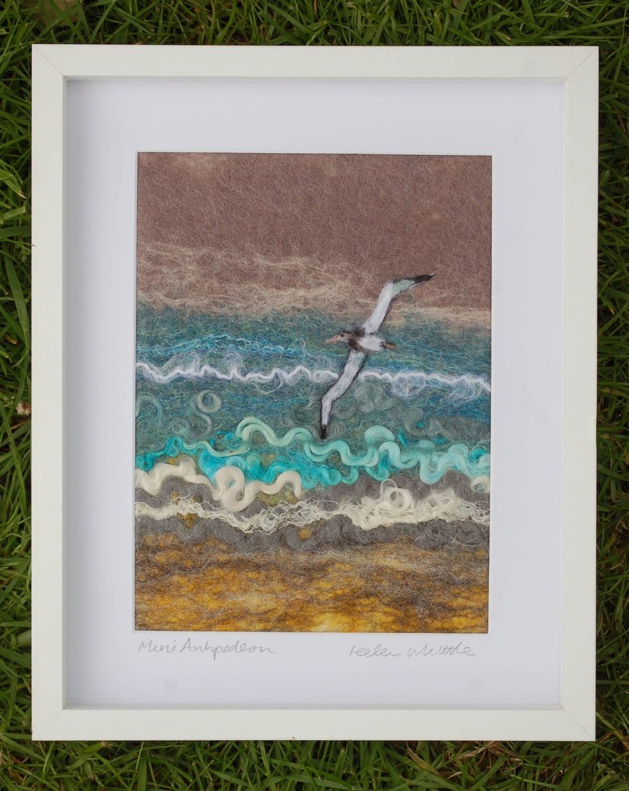 Antipodean Albatross - original felted art