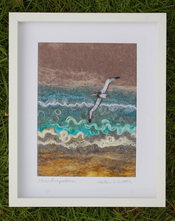 Antipodean Albatross - original felted art