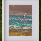 Antipodean Albatross - original felted art
