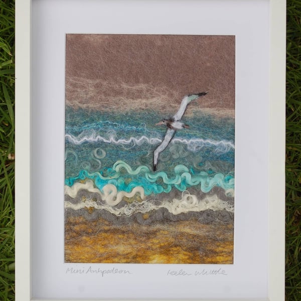 Antipodean Albatross - original felted art