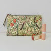 Make up bag purse in William Morris fabric