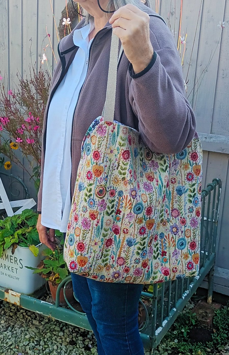 One of a kind tote bag, shopping bag, bag lovers, student bag