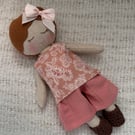 11” handmade rag doll