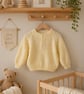 Yellow Unisex Jumper Cardigan 12 - 18 Months 
