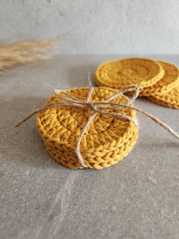  Set of 3 reusable crochet face scrubbies, cotton pads