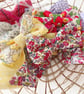 Handmade Fabric Decorative Hanging Bow - Liberty Betsy Yellow - Image 4