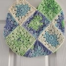 Handmade Crochet granny square bag, summer bag, 
