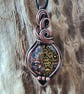 Im Mostly Peace & Light Glass & Copper Necklace Pendant Gift Jewellery Jewelry  - Image 10