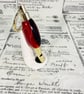 Red & Black Whistle Keyring - Image 1