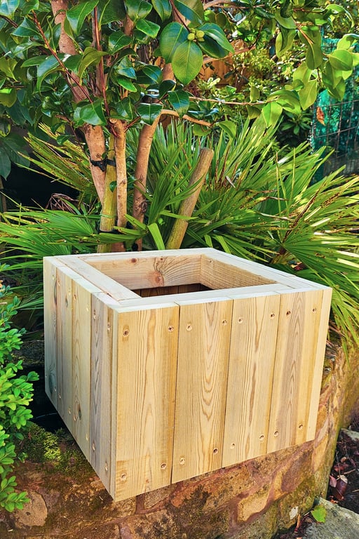 Peak District Deluxe Wooden Treated Garden Planter Handmade