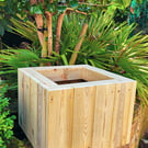 Peak District Deluxe Wooden Treated Garden Planter Handmade