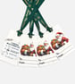 Set of 4 Plantable Christmas Gift Tags, Wildflower Seed Paper Festive Santa Tags - Image 2