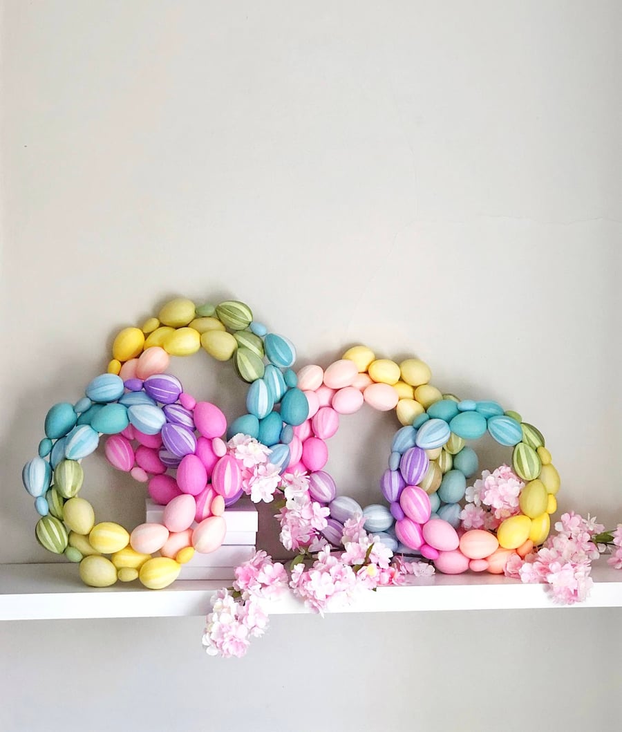 Extra Large Easter Egg Wreath