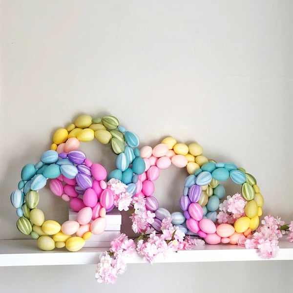 Extra Large Easter Egg Wreath