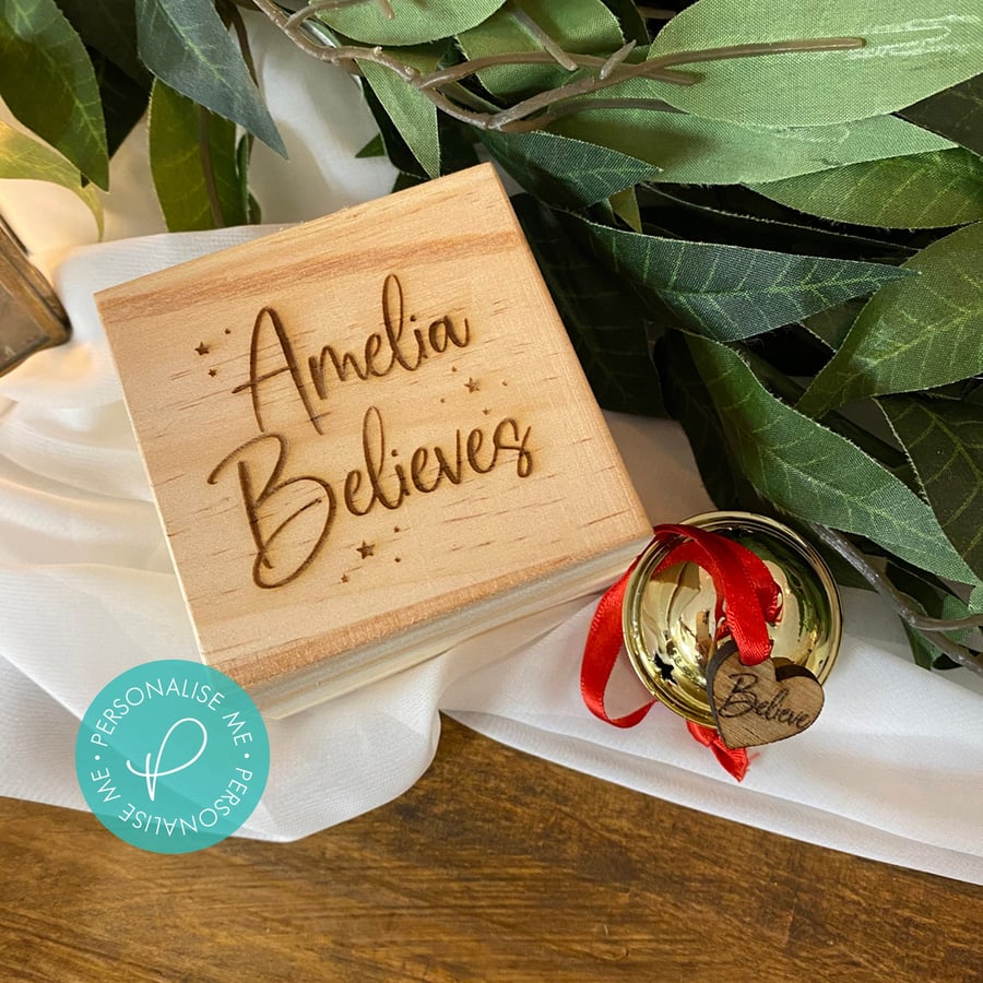 Personalised Believe Bell Personalised Polar Express Bell First Gift of Christma