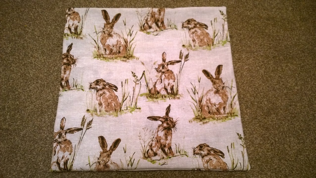 Hare Cushion Cover .