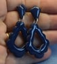 Scalloped Open Shape Statement Earrings - Image 6