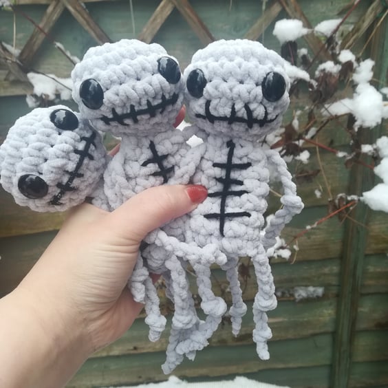 Custom Crochet Stress Skeleton 