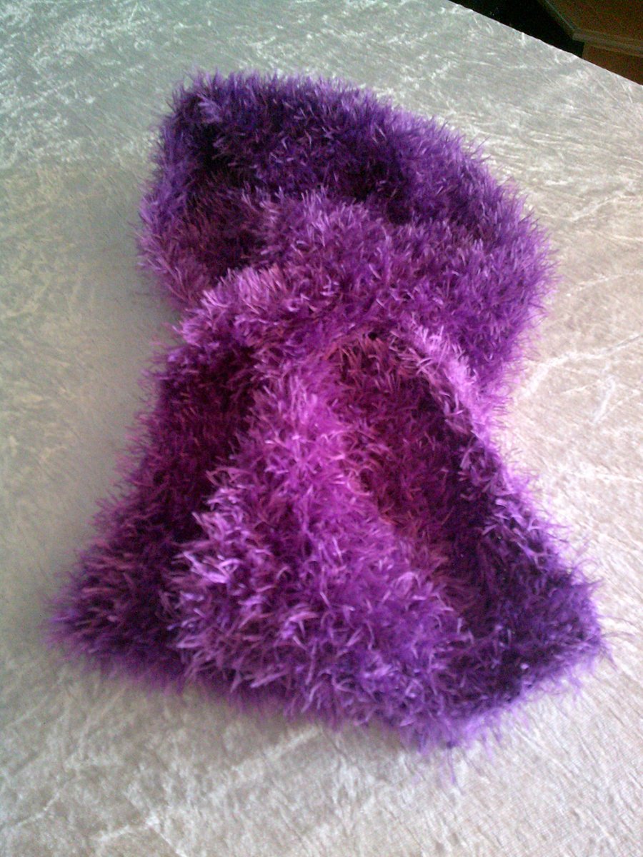 Amethyst Hand Knitted Necktie